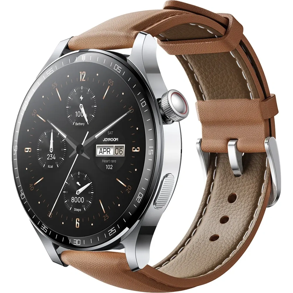 Smartwatch Joyroom Classic Series JR-FC2 Pro z funkcją odbierania połączeń srebrny