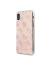 Kup Etui Guess GUHCI65PCU4GLPI Apple iPhone XS Max różowy/pink hard case 4G Glitter - GUE412PNK - {ean13} - Sklep Home Screen