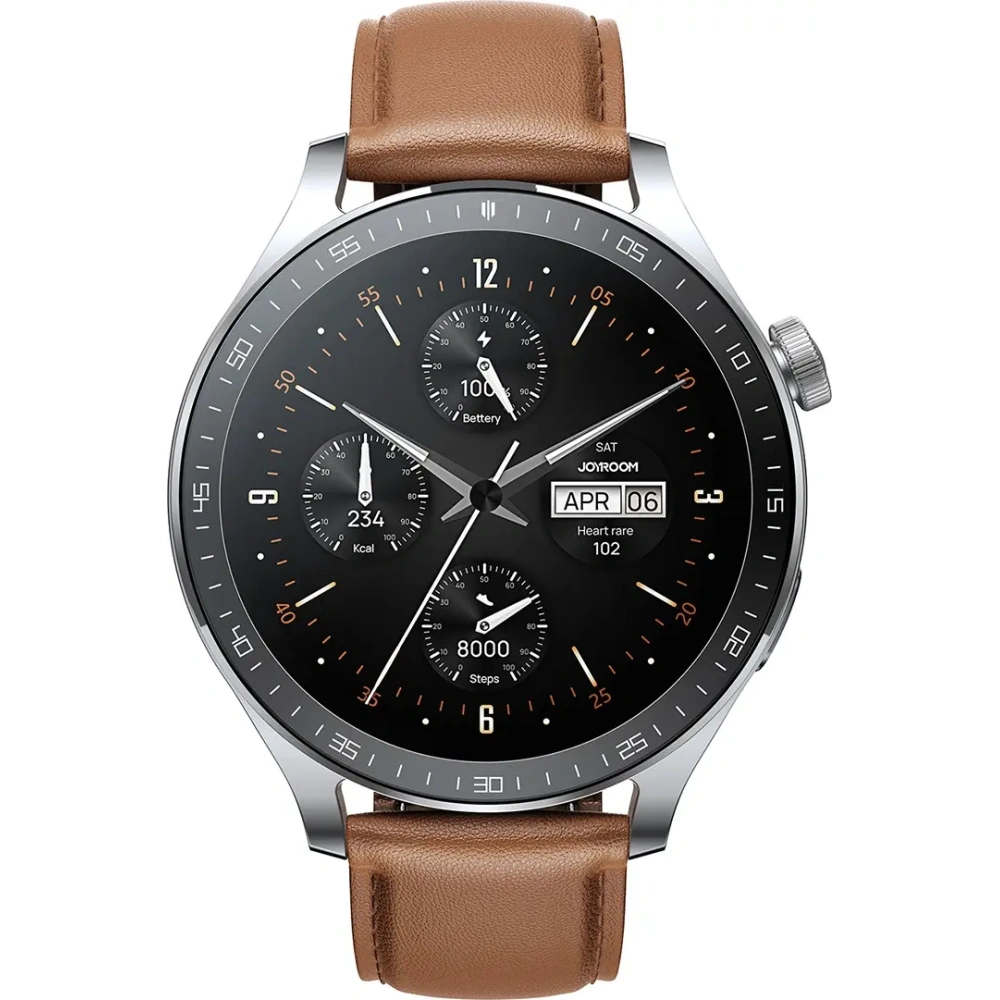 Smartwatch Joyroom Classic Series JR-FC2 Pro z funkcją odbierania połączeń srebrny