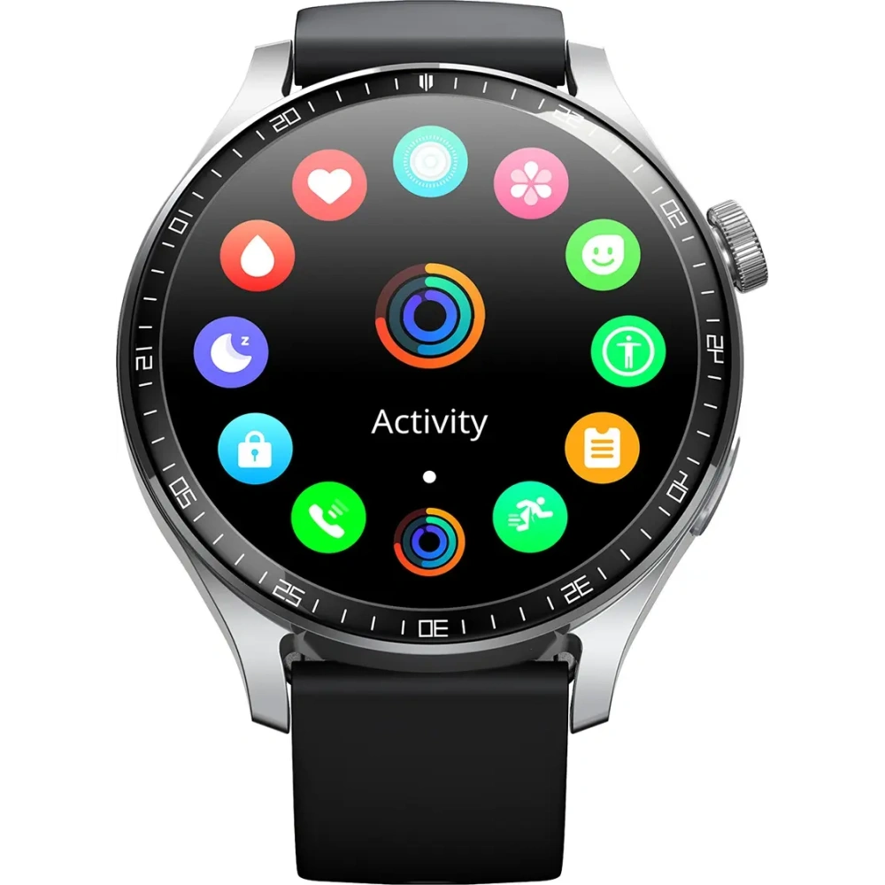 Smartwatch Joyroom Classic Series JR-FC2 Pro z funkcją odbierania połączeń srebrny