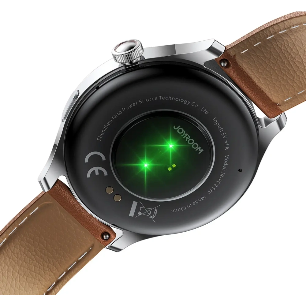 Smartwatch Joyroom Classic Series JR-FC2 Pro z funkcją odbierania połączeń srebrny