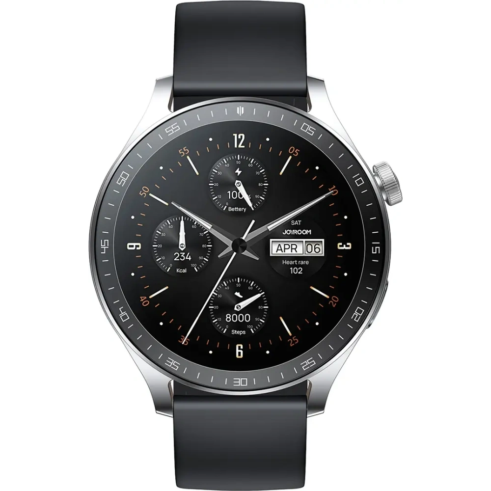 Smartwatch Joyroom Classic Series JR-FC2 Pro z funkcją odbierania połączeń srebrny