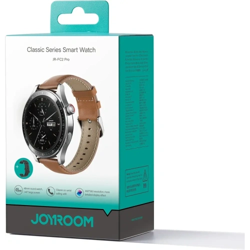 Kup Smartwatch Joyroom Classic Series JR-FC2 Pro z funkcją odbierania połączeń srebrny - JYR1111 - {ean13} - Sklep Home Screen