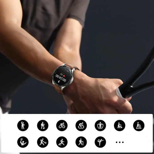 Kup Smartwatch Joyroom Classic Series JR-FC2 Pro s funkcí přijímání hovorů stříbrný - JYR1111 - {ean13} - Sklep Home Screen