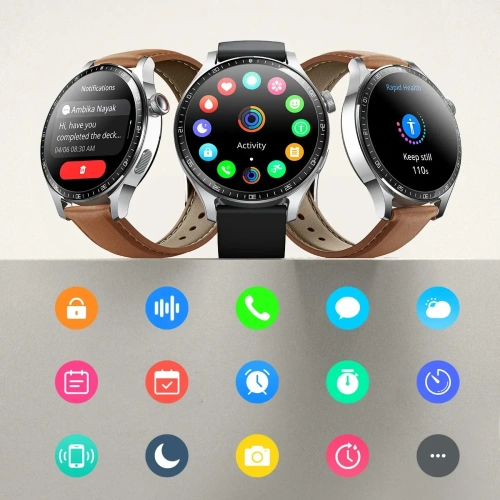 Kup Smartwatch Joyroom Classic Series JR-FC2 Pro z funkcją odbierania połączeń srebrny - JYR1111 - {ean13} - Sklep Home Screen