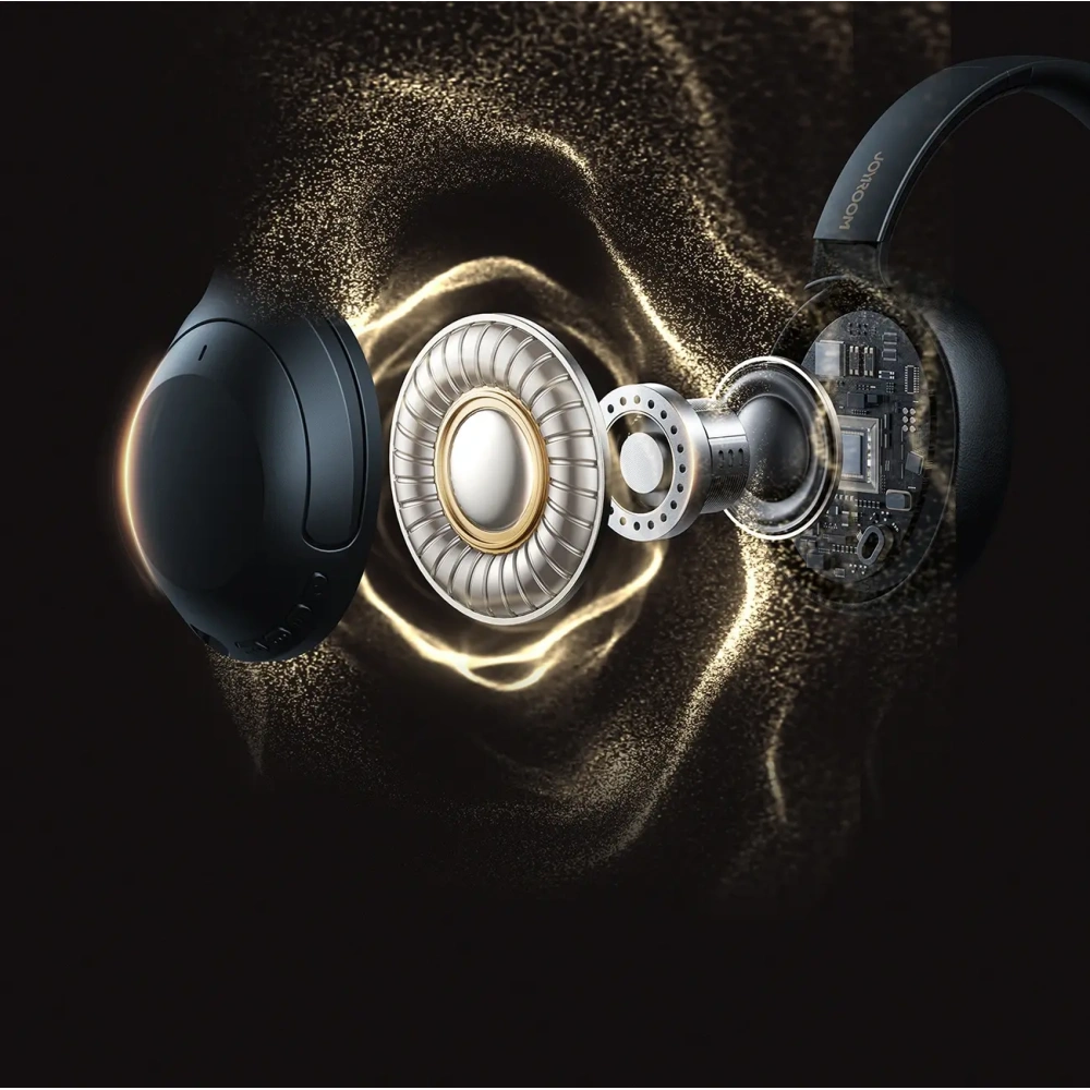 Bezprzewodowe słuchawki nauszne Joyroom J-Head Series JR-JH2 ANC Bluetooth 5.4 czarne