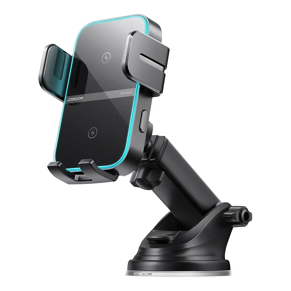 Uchwyt samochodowy na kokpit z ładowarką indukcyjną Joyroom JR-ZS246 S 15W czarny