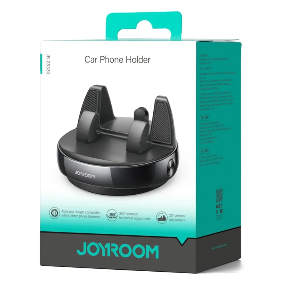 Uchwyt samochodowy na kokpit Joyroom JR-ZS330 obrotowy czarny