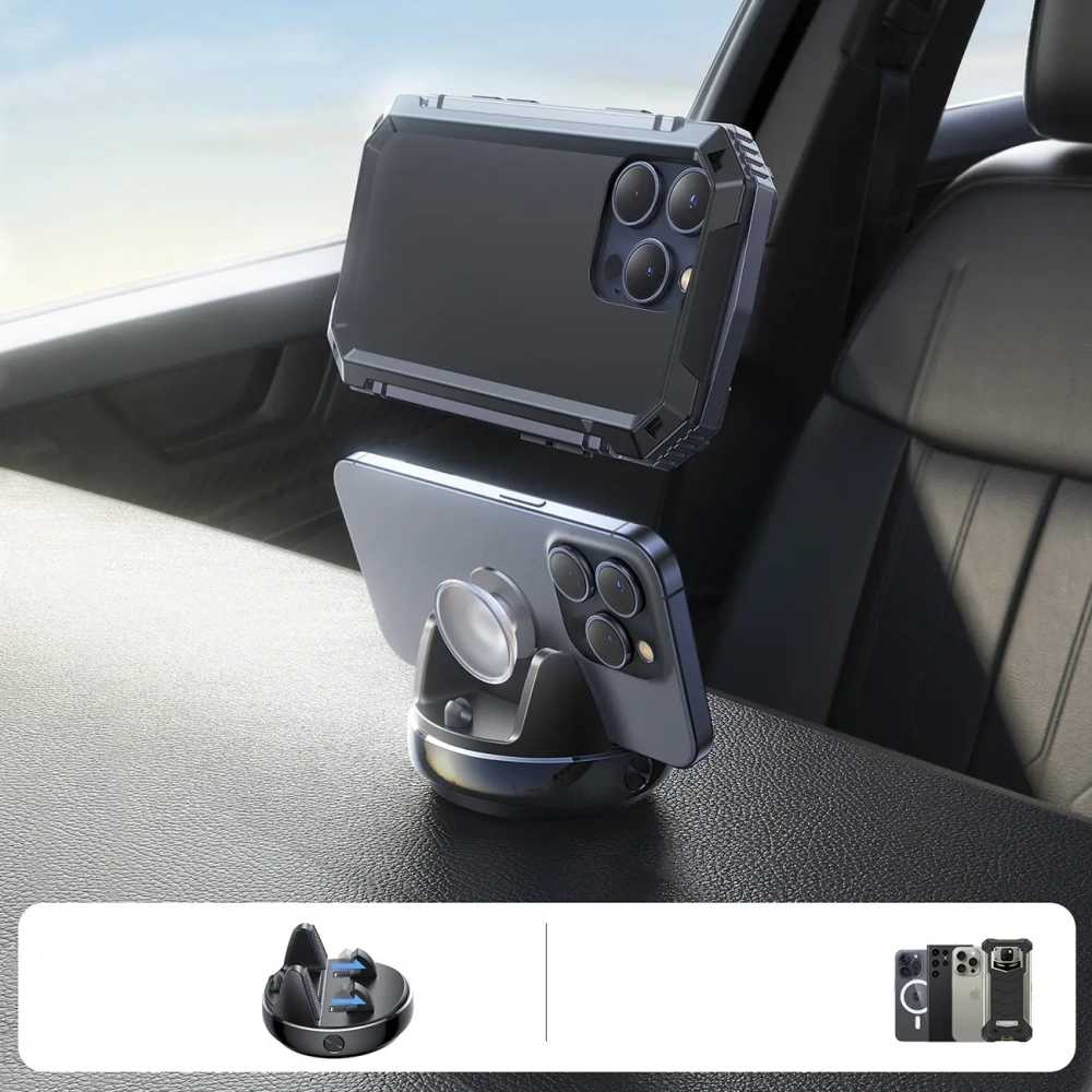 Uchwyt samochodowy na kokpit Joyroom JR-ZS330 obrotowy czarny