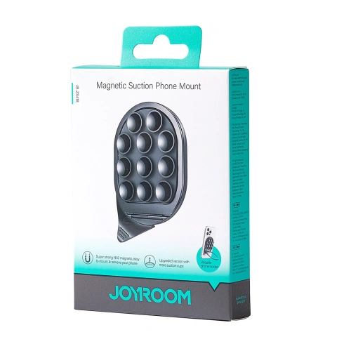 Buy Joyroom JR-ZS418 smartphone holder with stand and suction cups MagSafe black - JYR1117 - {ean13} - Home Screen Store Europe