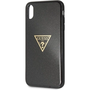 Kup Etui Guess GUHCI65SGTLBK Apple iPhone XS Max czarny/black hard case Glitter Triangle - GUE413BLK - {ean13} - Sklep Home Screen