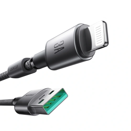 Kup Joyroom S-A50 Unlimited Series 3A USB-A / Lightning-Kabel mit magnetischem Organizer 1.2m grau - JYR1119 - {ean13} - Sklep Home Screen