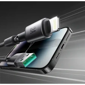 Kup Joyroom S-A50 Korlátlan Sorozat 3A USB-A / Lightning kábel mágneses rendezővel 1.2m szürke - JYR1119 - {ean13} - Sklep Home Screen