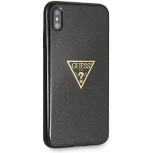 Kup Etui Guess GUHCI65SGTLBK Apple iPhone XS Max czarny/black hard case Glitter Triangle - GUE413BLK - {ean13} - Sklep Home Screen