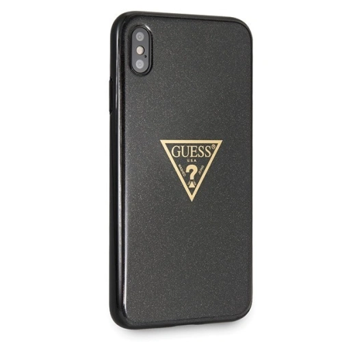 Kup Guess Apple Tasche GUHCI65SGTLBK iPhone XS Max schwarz/schwarz Hartschale Glitter Triangle - GUE413BLK - {ean13} - Sklep Home Screen