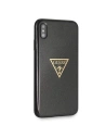 Kup Etui Guess GUHCI65SGTLBK Apple iPhone XS Max negru/black hard case Glitter Triangle - GUE413BLK - {ean13} - Sklep Home Screen