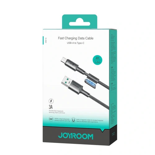 Kup Joyroom S-A50 Unlimited Series 3A USB-A / USB-C kábel mágneses rendezővel 1.2m szürke - JYR1120 - {ean13} - Sklep Home Screen