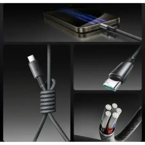 Kup Kabel Joyroom S-A50 Unlimited Series 3A USB-A / USB-C z organizerem magnetycznym 1.2m szary - JYR1120 - {ean13} - Sklep Home Screen