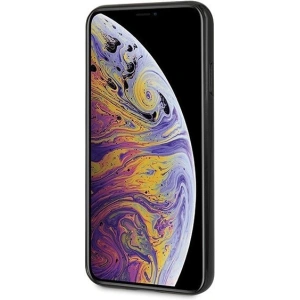 Kup Etui Guess GUHCI65SGTLBK Apple iPhone XS Max czarny/black hard case Glitter Triangle - GUE413BLK - {ean13} - Sklep Home Screen