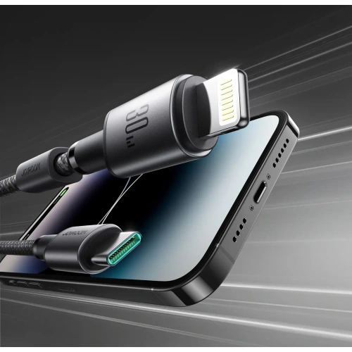 Kup Joyroom S-A50 Unlimited Series 60W USB-C / Lightning-Kabel mit magnetischem Organizer 1.2m grau - JYR1121 - {ean13} - Sklep Home Screen