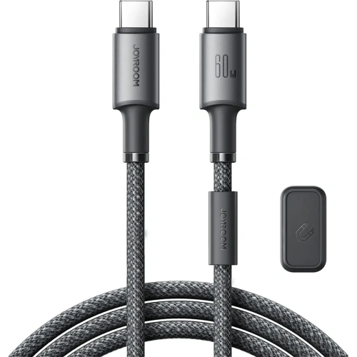 Kup Joyroom S-A50 Unlimited Series 60W USB-C / USB-C-Kabel mit magnetischem Organizer 1.2m grau - JYR1122 - {ean13} - Sklep Home Screen