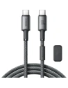 Kup Kabel Joyroom S-A50 Unlimited Series 60W USB-C / USB-C s magnetickým organizérem 1.2m šedý - JYR1122 - {ean13} - Sklep Home Screen