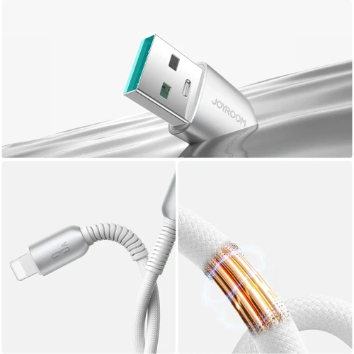 Kup Kabel Joyroom S-A51 Cutting-Edge Series 3A USB-A / Lightning 1.2m šedý - JYR1123 - {ean13} - Sklep Home Screen