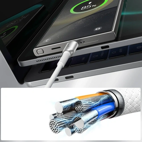 Kup Joyroom S-A51 Cutting-Edge Series 3A USB-A / USB-C Kabel 1.2m grau - JYR1124 - {ean13} - Sklep Home Screen