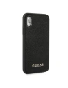 Kup Guess Apple Tasche GUHCI65SLSABK iPhone XS Max schwarz/schwarz Hartschale Saffiano Silikon - GUE414BLK - {ean13} - Sklep Home Screen