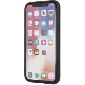 Kup Etui Guess GUHCI65SLSABK Apple iPhone XS Max czarny/black hard case Saffiano Silicone - GUE414BLK - {ean13} - Sklep Home Screen