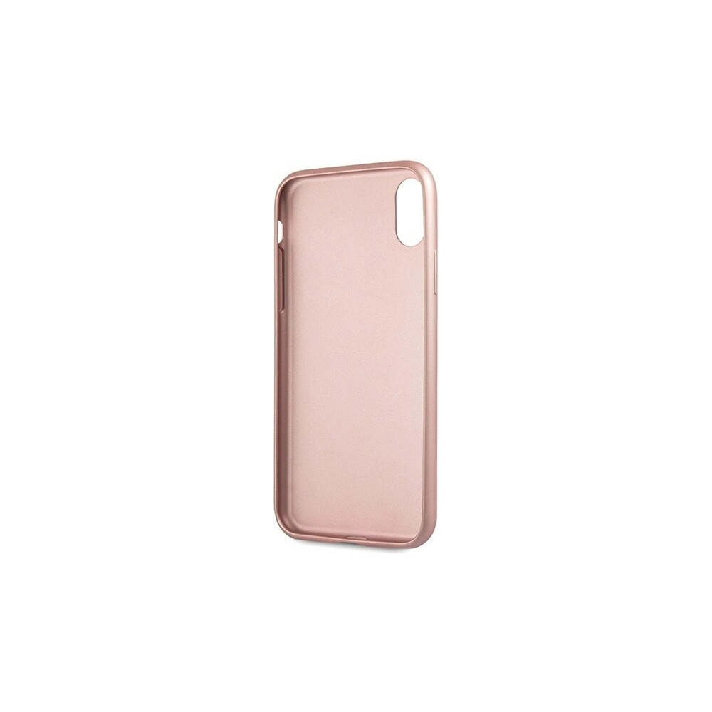 Etui Guess GUHCI65SLSAPI Apple iPhone XS Max różowy/pink hard case Saffiano Silicone