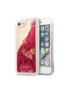 Etui Guess GUHCI8GLUFLRA Apple iPhone SE 2022/SE 2020/8/7 raspberry hard case Glitter Liquid