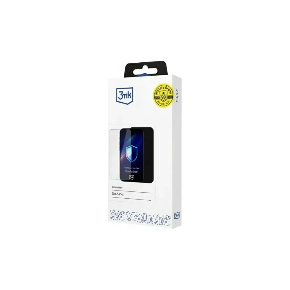 Zestaw 3MK ComfortDuo Clear Samsung Galaxy A16 HardGlass + Clear Case przezroczysty/clear