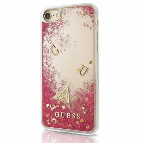 Kup Etui Guess GUHCI8GLUFLRA Apple iPhone SE 2022/SE 2020/8/7 raspberry hard case Glitter Liquid - GUE416RASP - {ean13} - Sklep Home Screen