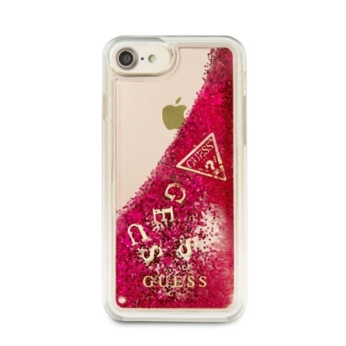 Kup Etui Guess GUHCI8GLUFLRA Apple iPhone SE 2022/SE 2020/8/7 raspberry hard case Glitter Liquid - GUE416RASP - {ean13} - Sklep Home Screen