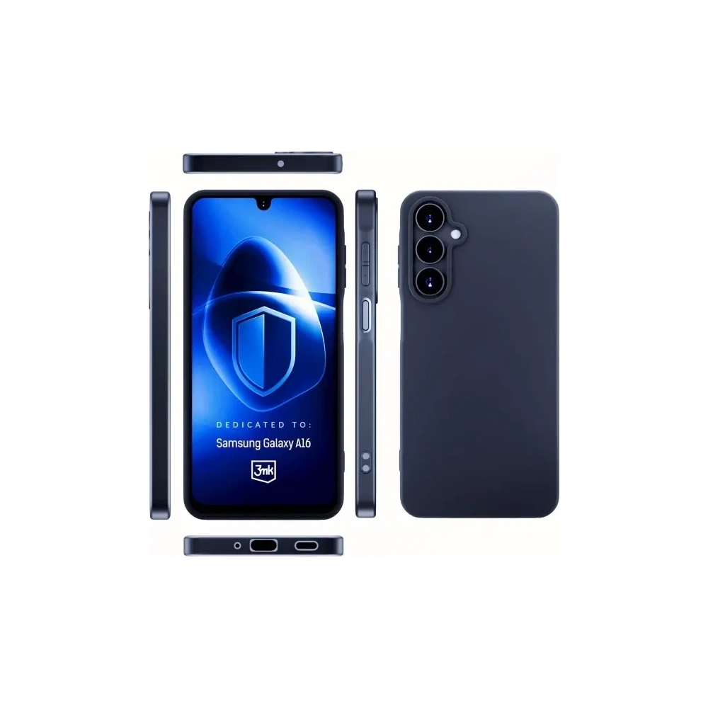 Etui 3MK Matt Case Samsung Galaxy A16 czarny/black