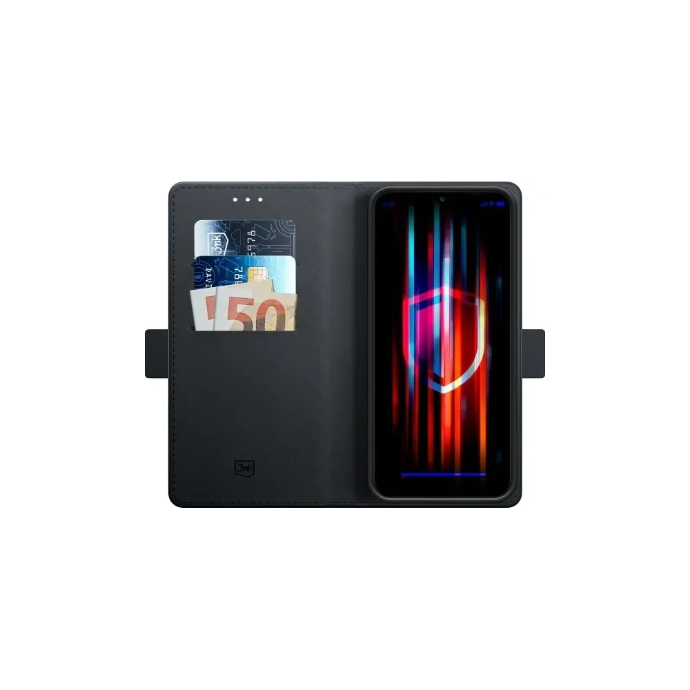 Etui z klapką 3MK Wallet Case Samsung Galaxy A16 czarny/black