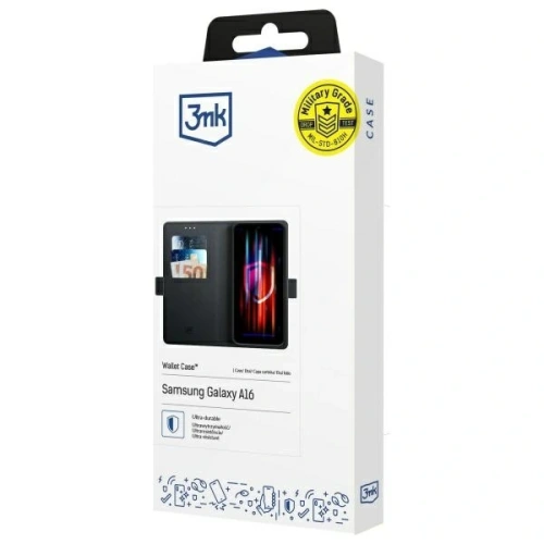 Buy 3MK Wallet Case Samsung Galaxy A16 black - 3MK15843 - {ean13} - Home Screen Store Europe