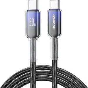 Kup Kabel Joyroom S-A42 Crystal-Clear Series 60W USB-C / USB-C 1.2m czarny - JYR1127 - {ean13} - Sklep Home Screen