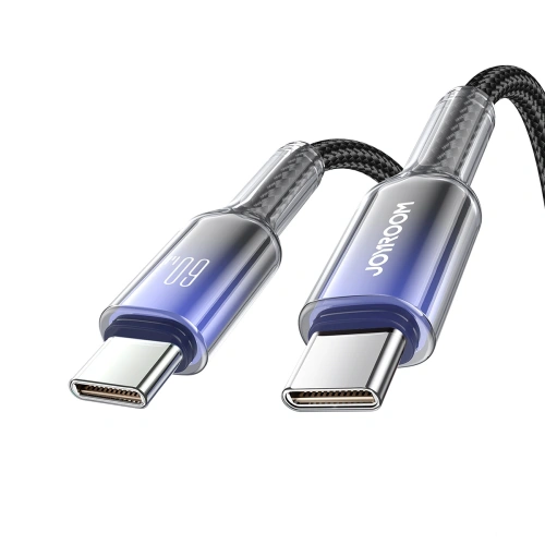 Kup Kabel Joyroom S-A42 Crystal-Clear Series 60W USB-C / USB-C 1.2m černý - JYR1127 - {ean13} - Sklep Home Screen