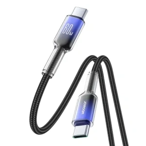 Kup Kabel Joyroom S-A42 Crystal-Clear Series 60W USB-C / USB-C 1.2m czarny - JYR1127 - {ean13} - Sklep Home Screen