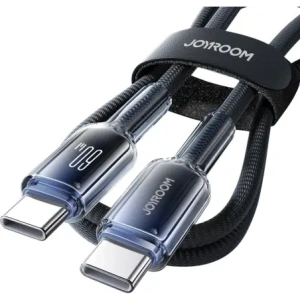 Kup Kabel Joyroom S-A42 Crystal-Clear Series 60W USB-C / USB-C 1.2m czarny - JYR1127 - {ean13} - Sklep Home Screen