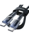 Kup Joyroom S-A42 Crystal-Clear Serie 60W USB-C / USB-C Kabel 1,2m schwarz - JYR1127 - {ean13} - Sklep Home Screen