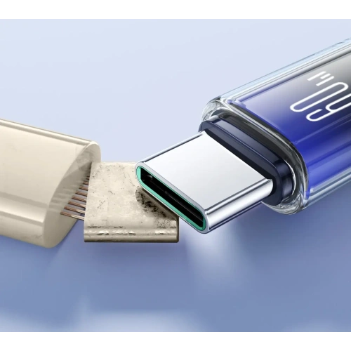 Kup Kabel Joyroom S-A42 Crystal-Clear Series 60W USB-C / USB-C 1.2m černý - JYR1127 - {ean13} - Sklep Home Screen