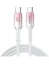 Kabel Joyroom S-A42 Crystal-Clear Series 60W USB-C / USB-C 1.2m bílý