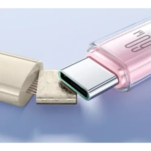 Kup Kabel Joyroom S-A42 Crystal-Clear Series 60W USB-C / USB-C 1.2m biały - JYR1128 - {ean13} - Sklep Home Screen