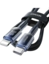Kup Kabel Joyroom S-A42 Crystal-Clear Series 30W USB-C / Lightning 1.2m czarny - JYR1129 - {ean13} - Sklep Home Screen