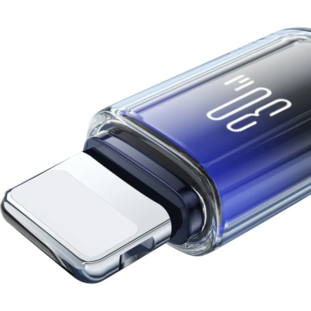 Kabel Joyroom S-A42 Crystal-Clear Series 30W USB-C / Lightning 1.2m czarny