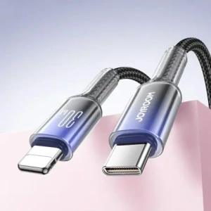 Kup Kabel Joyroom S-A42 Crystal-Clear Series 30W USB-C / Lightning 1.2m czarny - JYR1129 - {ean13} - Sklep Home Screen