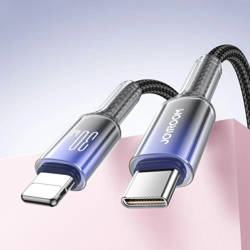 Kup Joyroom S-A42 Crystal-Clear Serie 30W USB-C / Lightning-Kabel 1.2m schwarz - JYR1129 - {ean13} - Sklep Home Screen